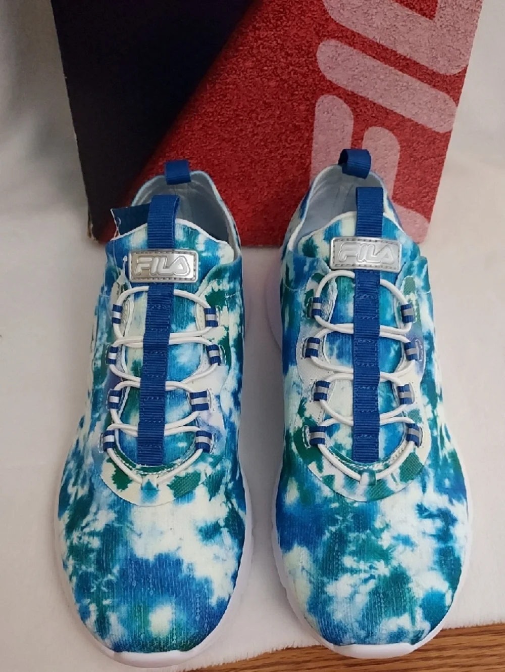 Fila Womens Memory Skyway 2.0 Tie Dye Sneakers - Picture 2 of 16